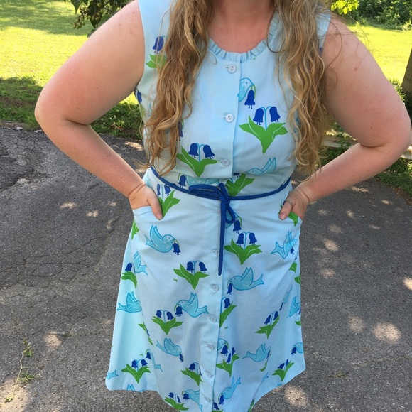 Vintage Dresses & Skirts - 1960s The Vested Gentress Vintage Cotton Dress